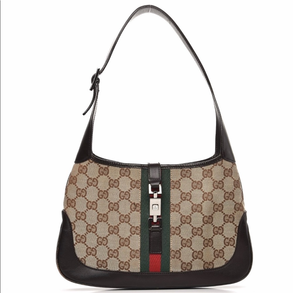 ✨Rare Authentic Gucci Monogram Jackie O Hobo Bag✨